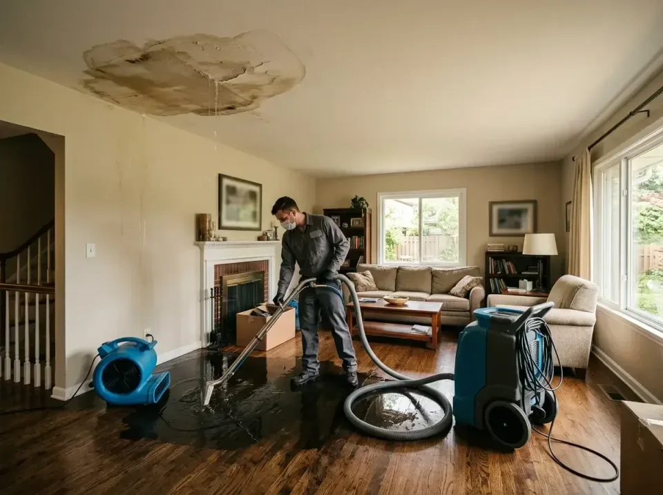 attic-pipe-burst-ceiling-drip-008 — frequently asked questions, Water Damage Restoration & Carpet Care in Hightstown, NJ